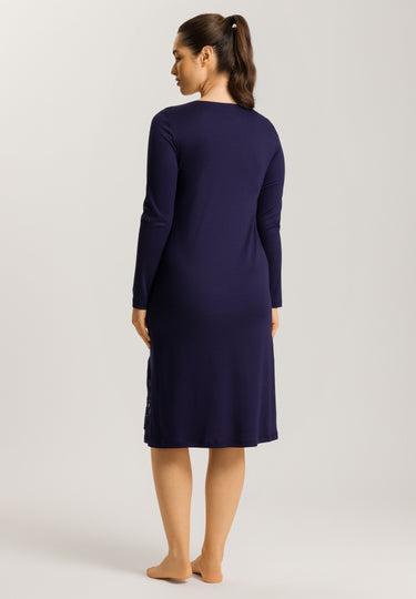 74892 Anne Long Sleeve Nightgown 110cm - 2621 Evening Blue
